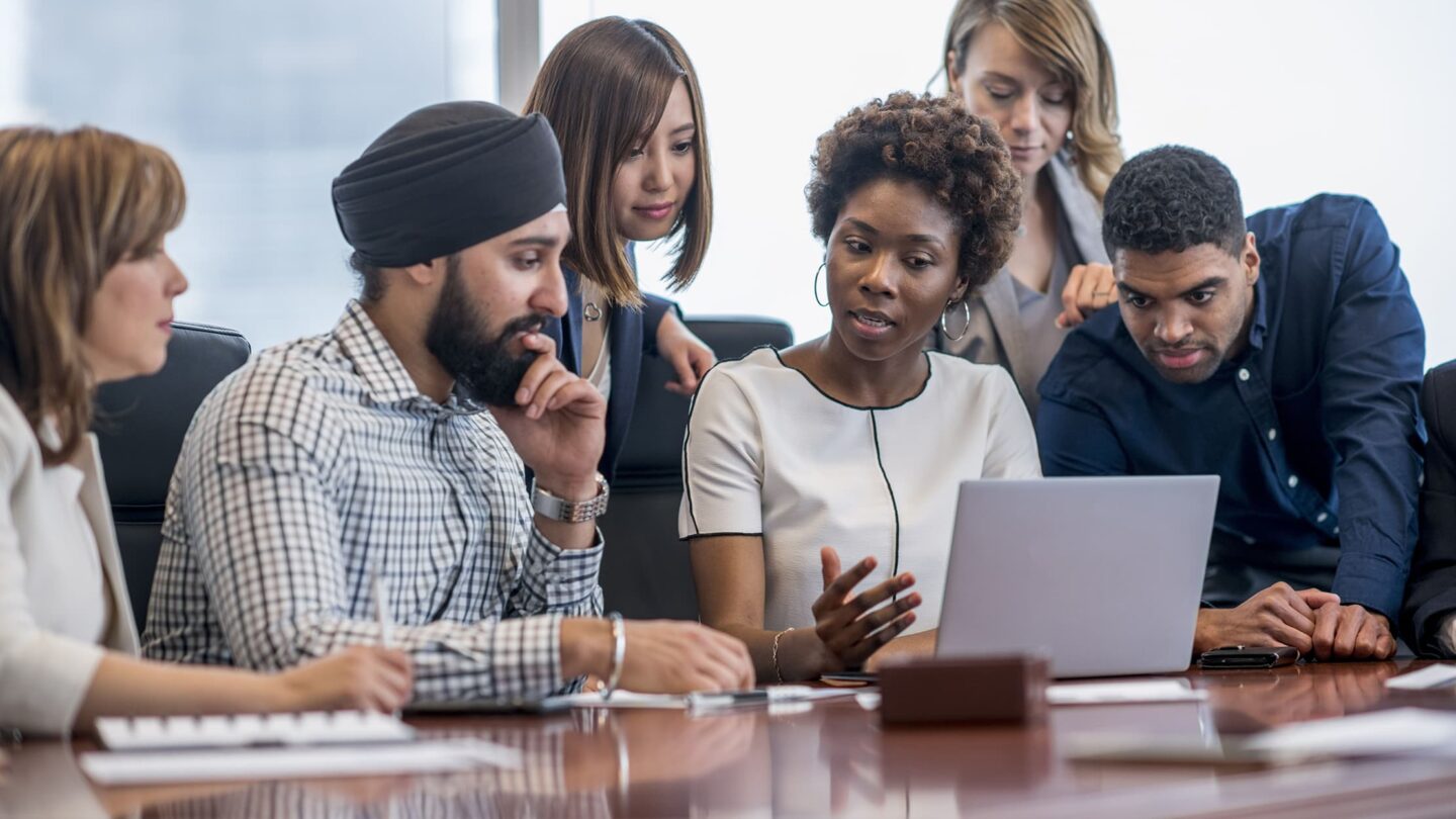 Diverse team collaboration